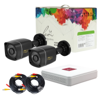Комплект видеонаблюдения на 2 камеры Fox FX-KIT2